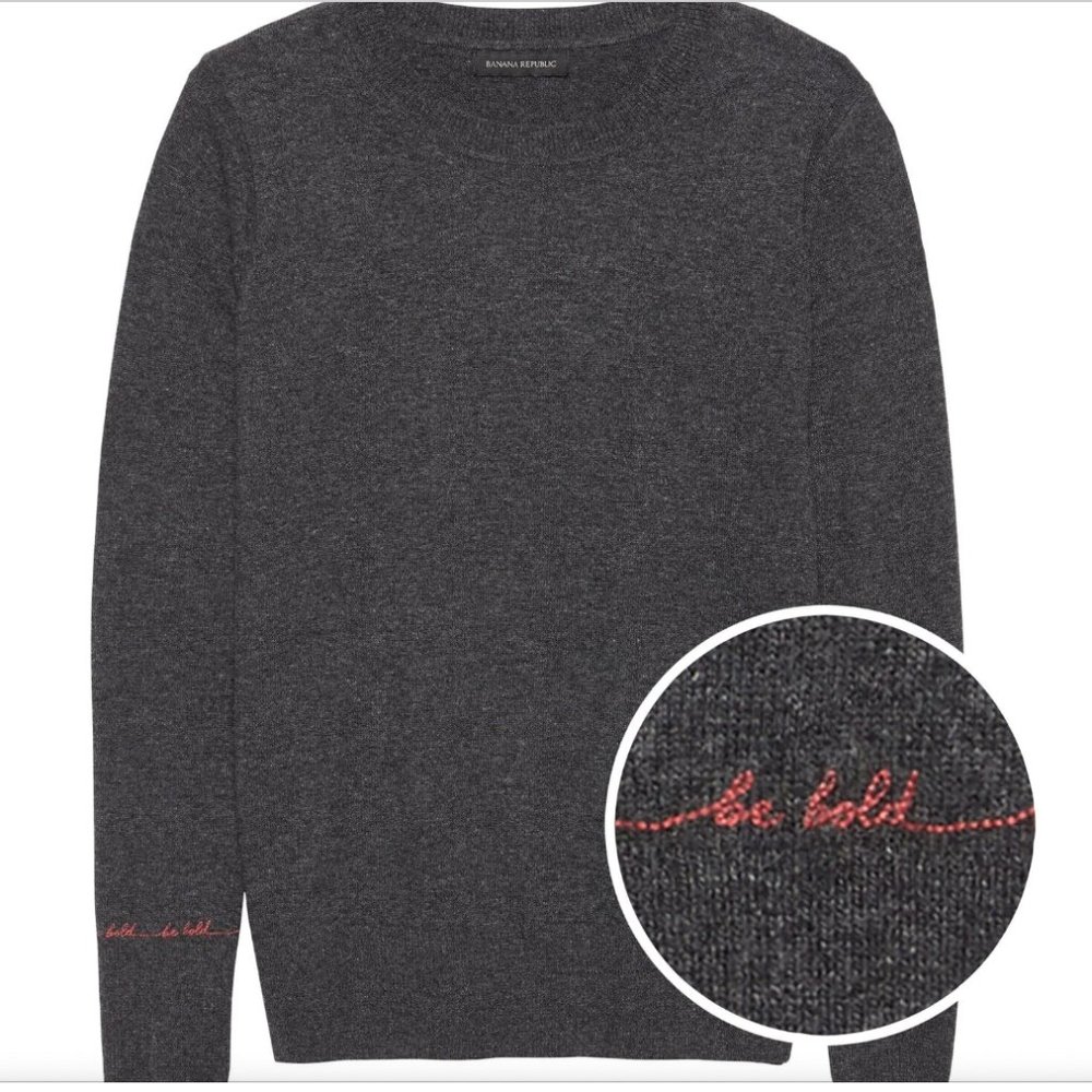 Banana Republic Be Bold Merino blend Sweater